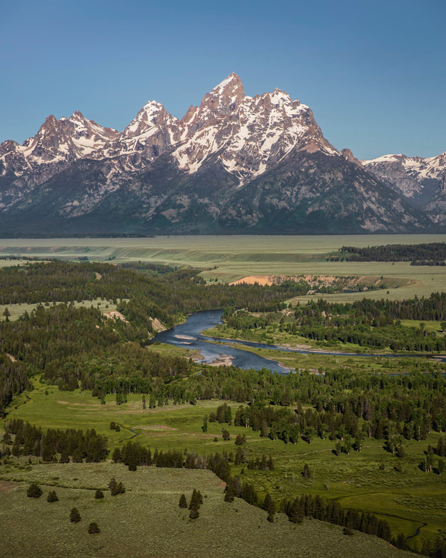 A beautiful summer day for a Photo Flight capturing the beauty of the Grand Teton! Photo credit. David Rule